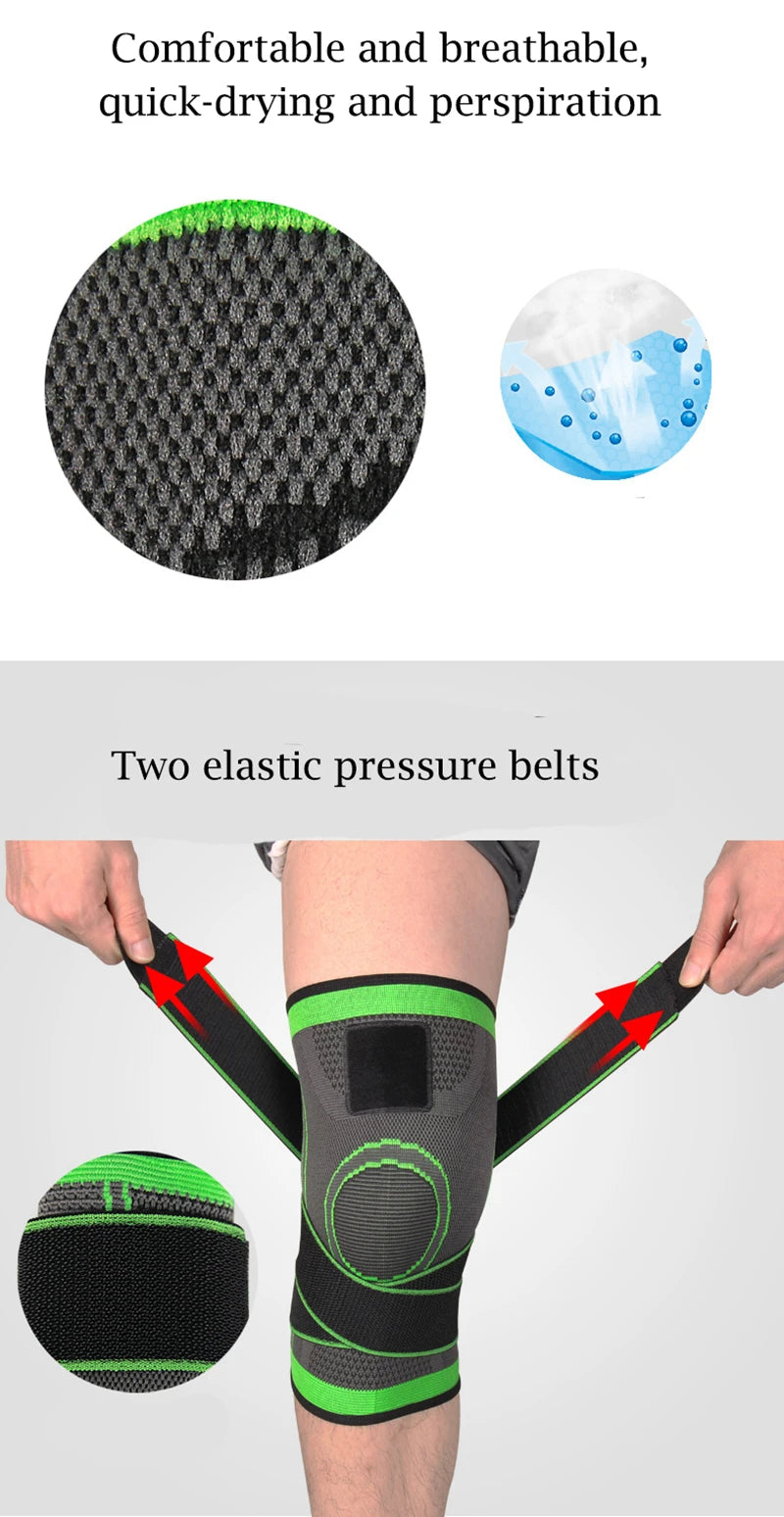 1PCS Adjustable Sports Knee Pad Knee Pain Relief Patella Stabilizer Brace