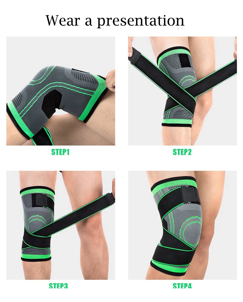 1PCS Adjustable Sports Knee Pad Knee Pain Relief Patella Stabilizer Brace