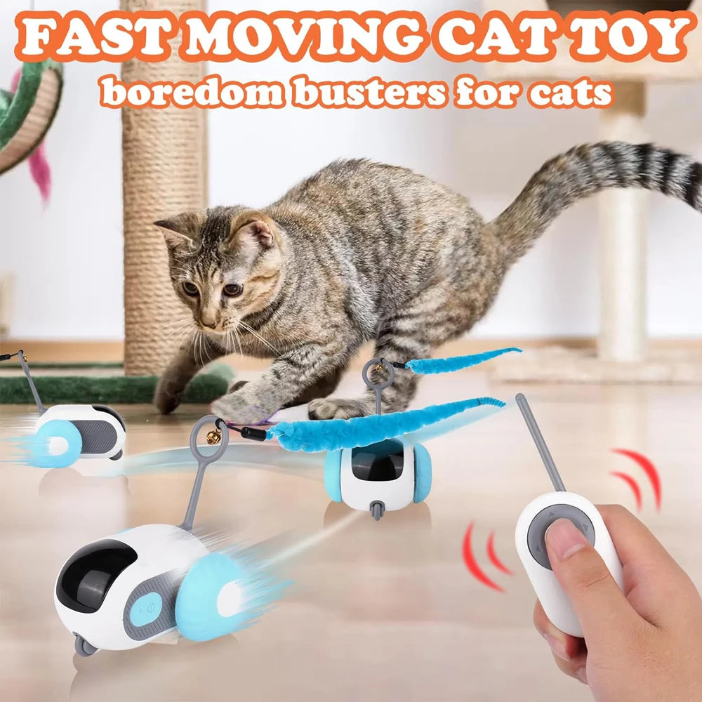 Remote Controlled Toy Car for Cats