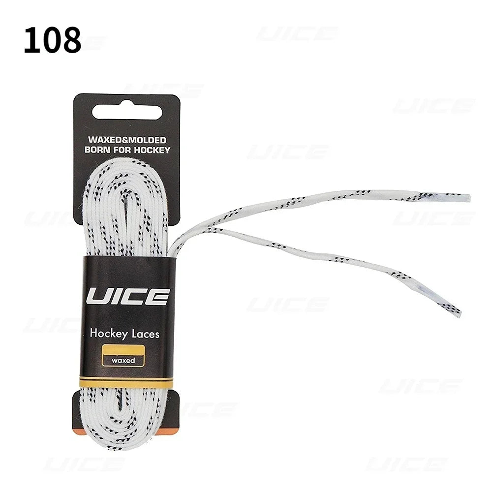 Ice Hockey Skate Laces 84 96 108 - Reinforced Waxed Tip