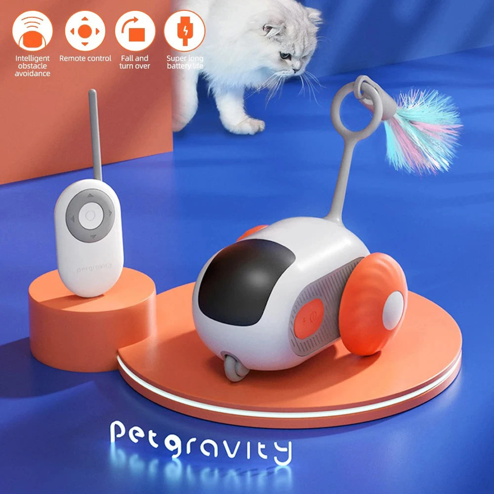 Remote Controlled Toy Car for Cats