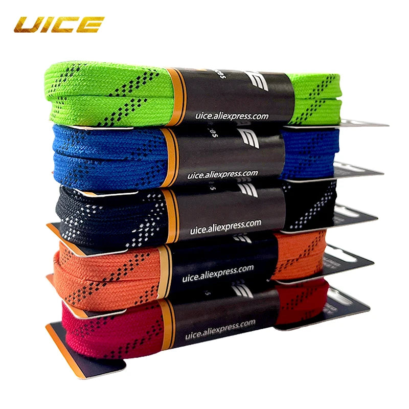 Ice Hockey Skate Laces 84 96 108 - Reinforced Waxed Tip