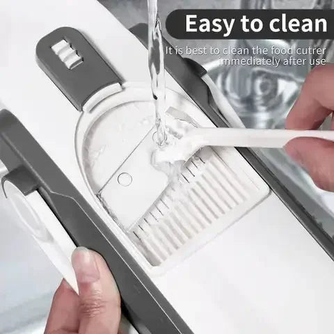 Adjustable Slicer Stainless Steel Vegetable Slicer Shred Safe Vegetable Dicer Onion Carrot Slicer