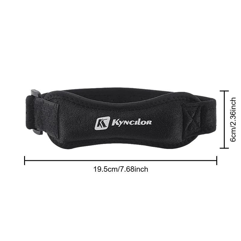 Kneecap Knee Tendon Support Strape Brace Adjustable Absorption Compression Pad Sleeve