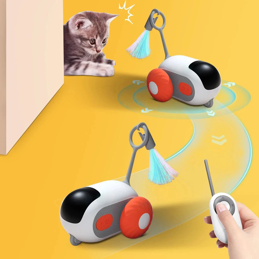 Remote Controlled Toy Car for Cats