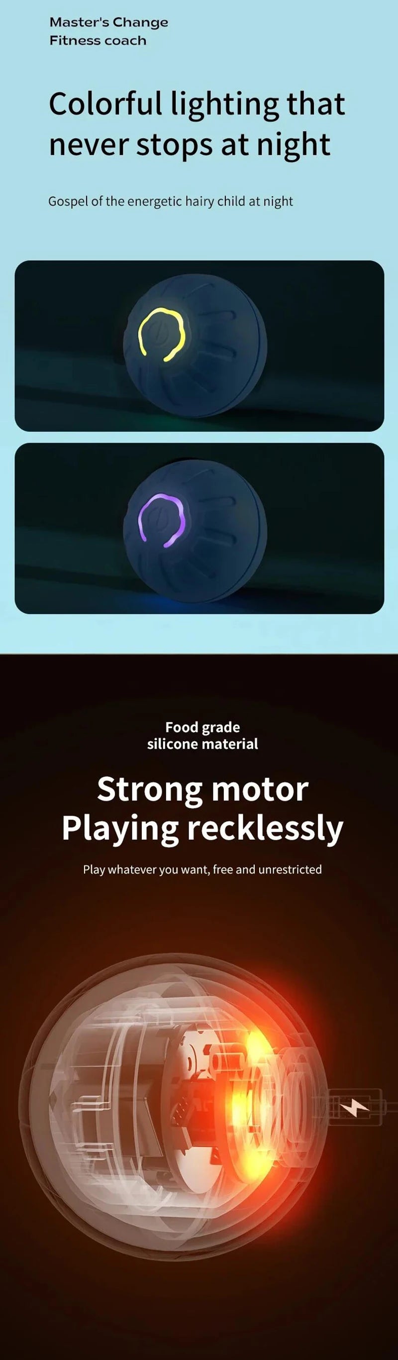 Smart Dog Toy Ball Electronic Interactive Pet Toy