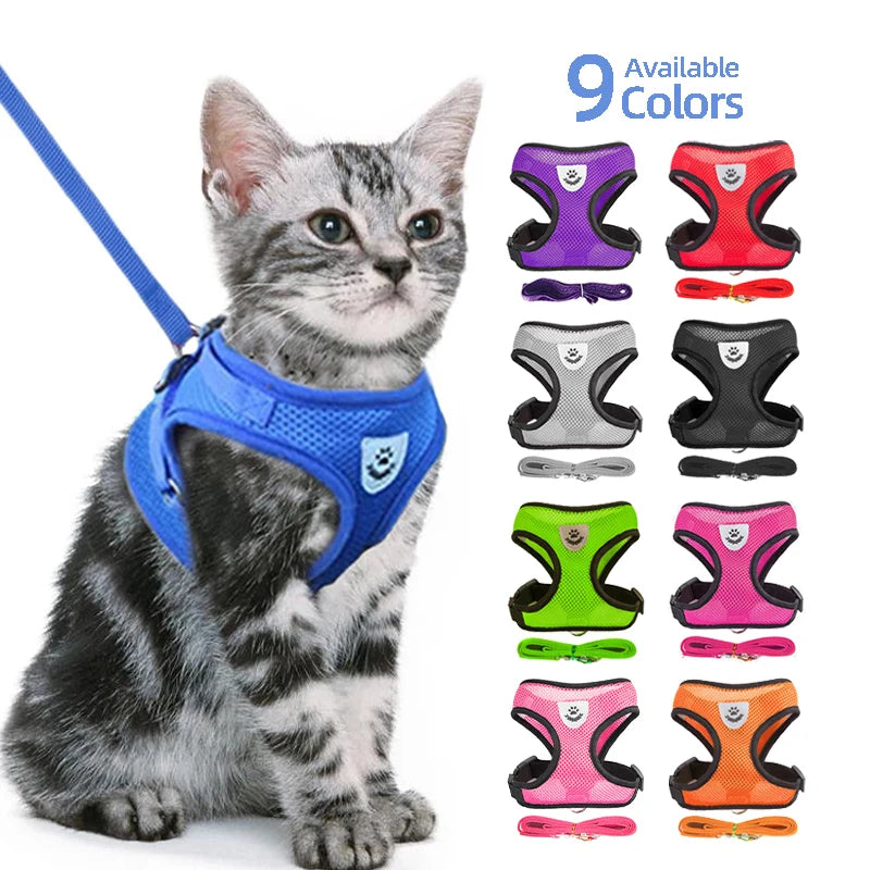 Cat Harness Vest For Small Medium Pet Accessories