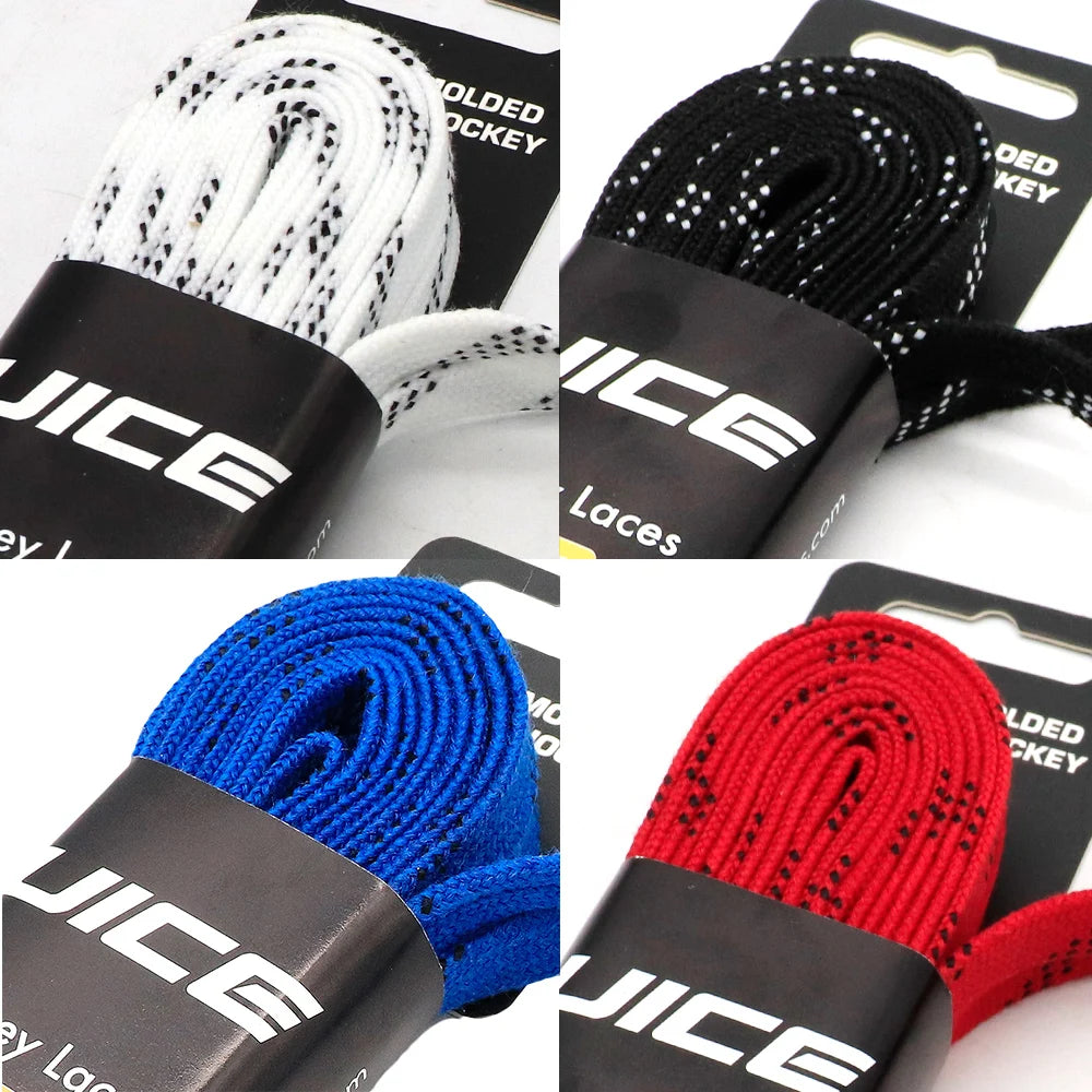 Ice Hockey Skate Laces 84 96 108 - Reinforced Waxed Tip