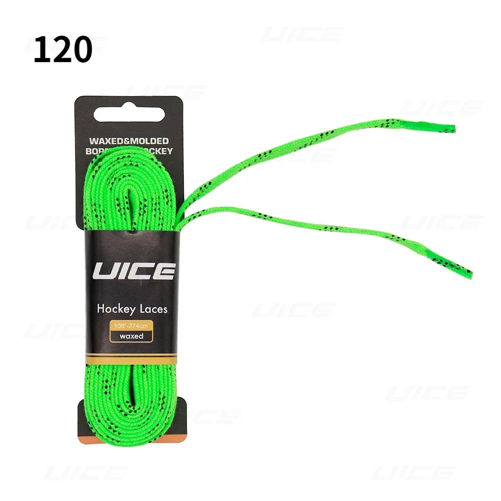 Ice Hockey Skate Laces 84 96 108 - Reinforced Waxed Tip