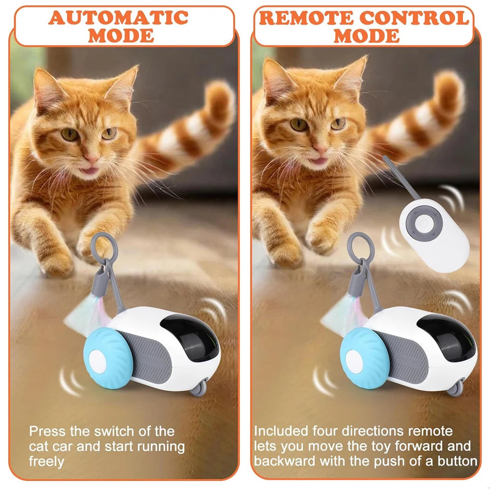 Remote Controlled Toy Car for Cats