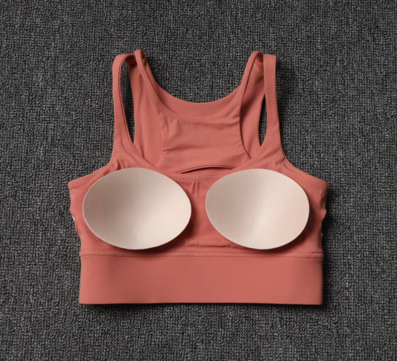 Women's Fitness Shorts Yoga Sets - High Waist Sportswear Bra Workout-Gym Shorts With Pocket