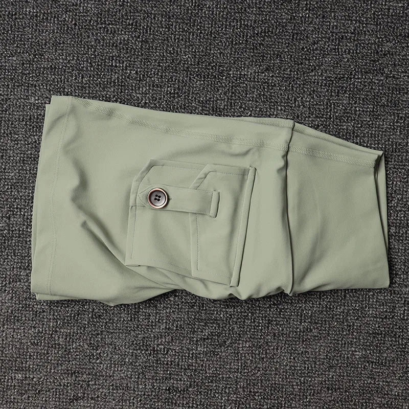 Women's Fitness Shorts Yoga Sets - High Waist Sportswear Bra Workout-Gym Shorts With Pocket