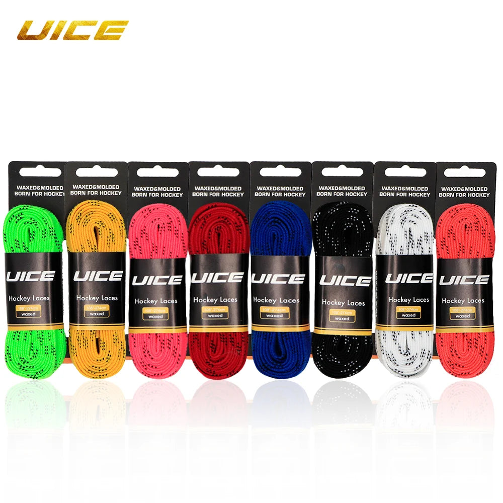 Ice Hockey Skate Laces 84 96 108 - Reinforced Waxed Tip
