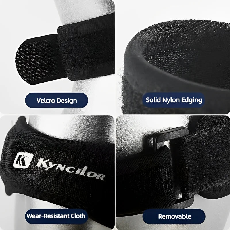 Kneecap Knee Tendon Support Strape Brace Adjustable Absorption Compression Pad Sleeve