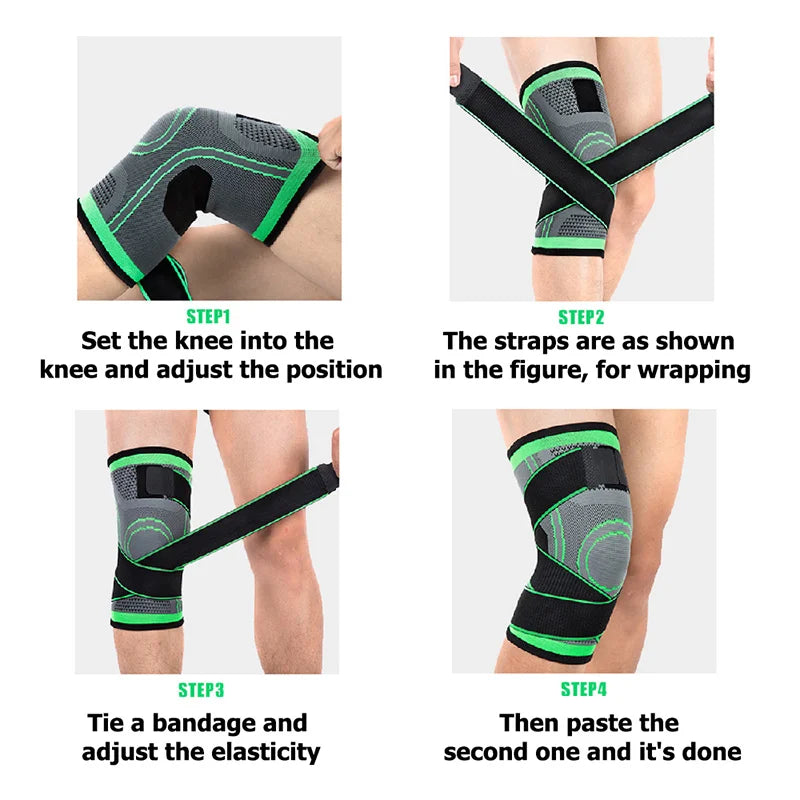 1PCS Adjustable Sports Knee Pad Knee Pain Relief Patella Stabilizer Brace