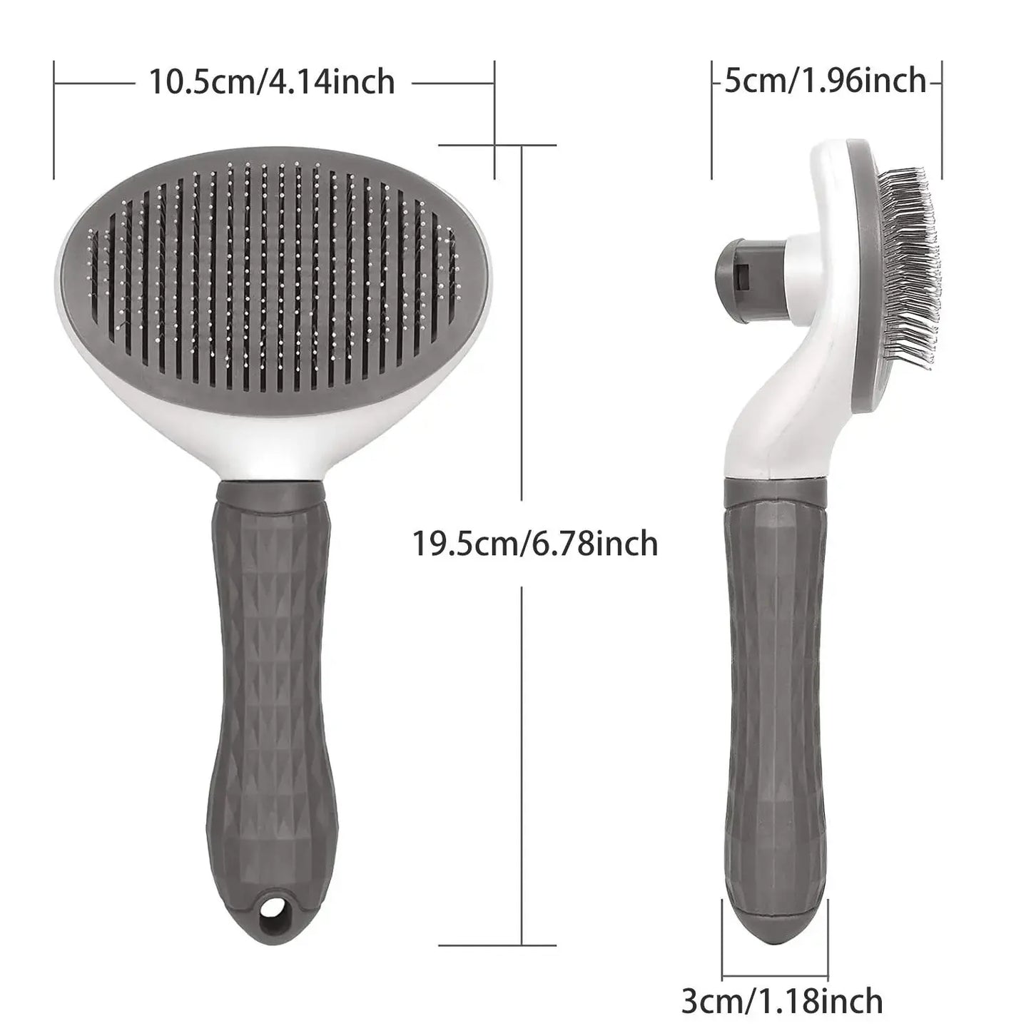 Self- Cleaning Pet Hair Remover Brush for Dogs and Cats G
