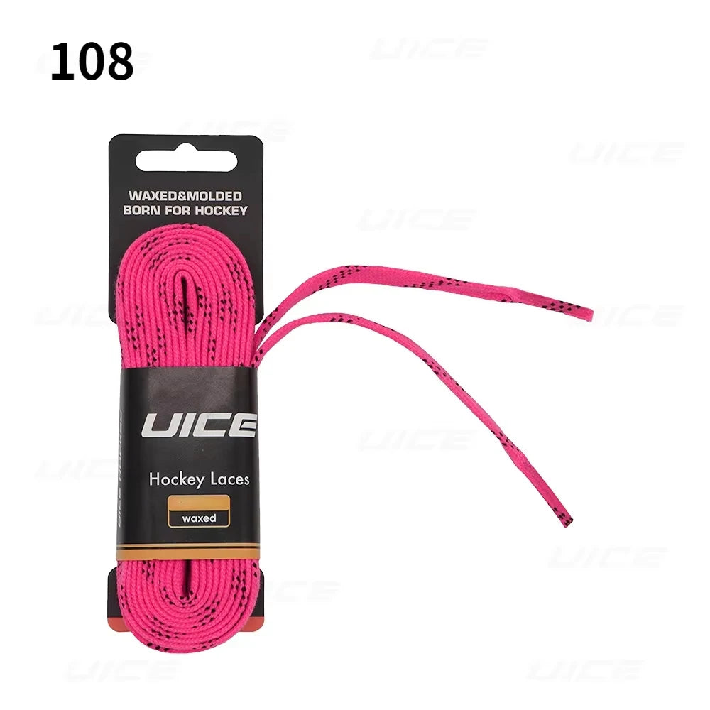 Ice Hockey Skate Laces 84 96 108 - Reinforced Waxed Tip