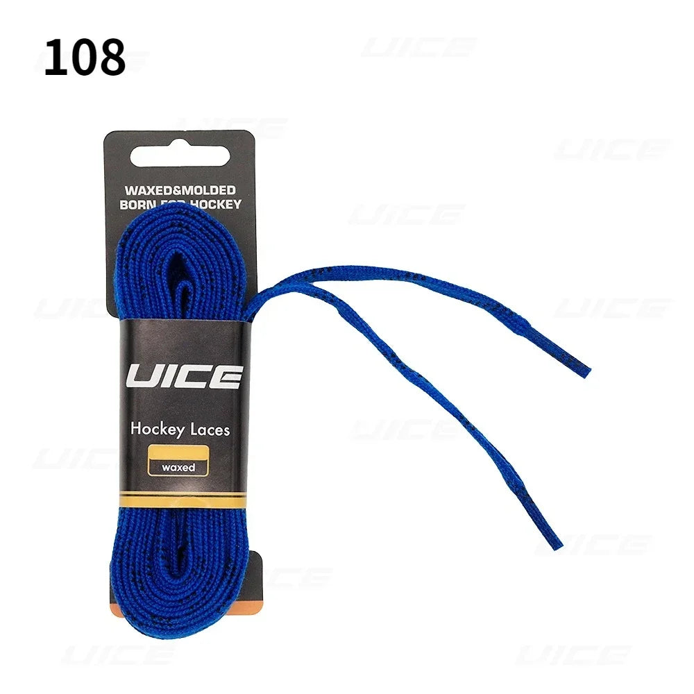 Ice Hockey Skate Laces 84 96 108 - Reinforced Waxed Tip