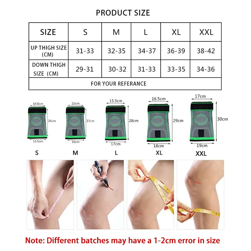 1PCS Adjustable Sports Knee Pad Knee Pain Relief Patella Stabilizer Brace