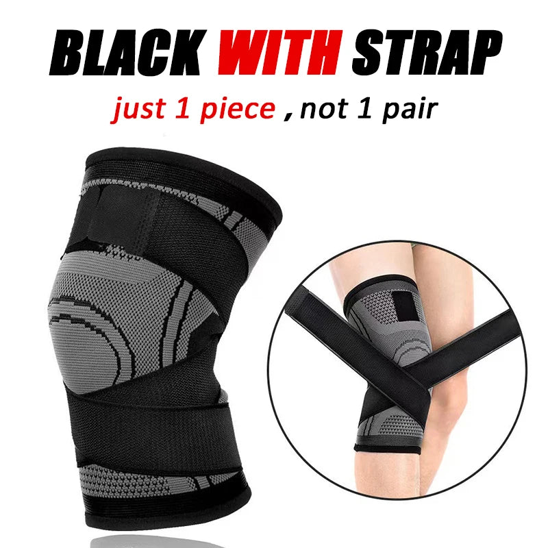 1PCS Adjustable Sports Knee Pad Knee Pain Relief Patella Stabilizer Brace