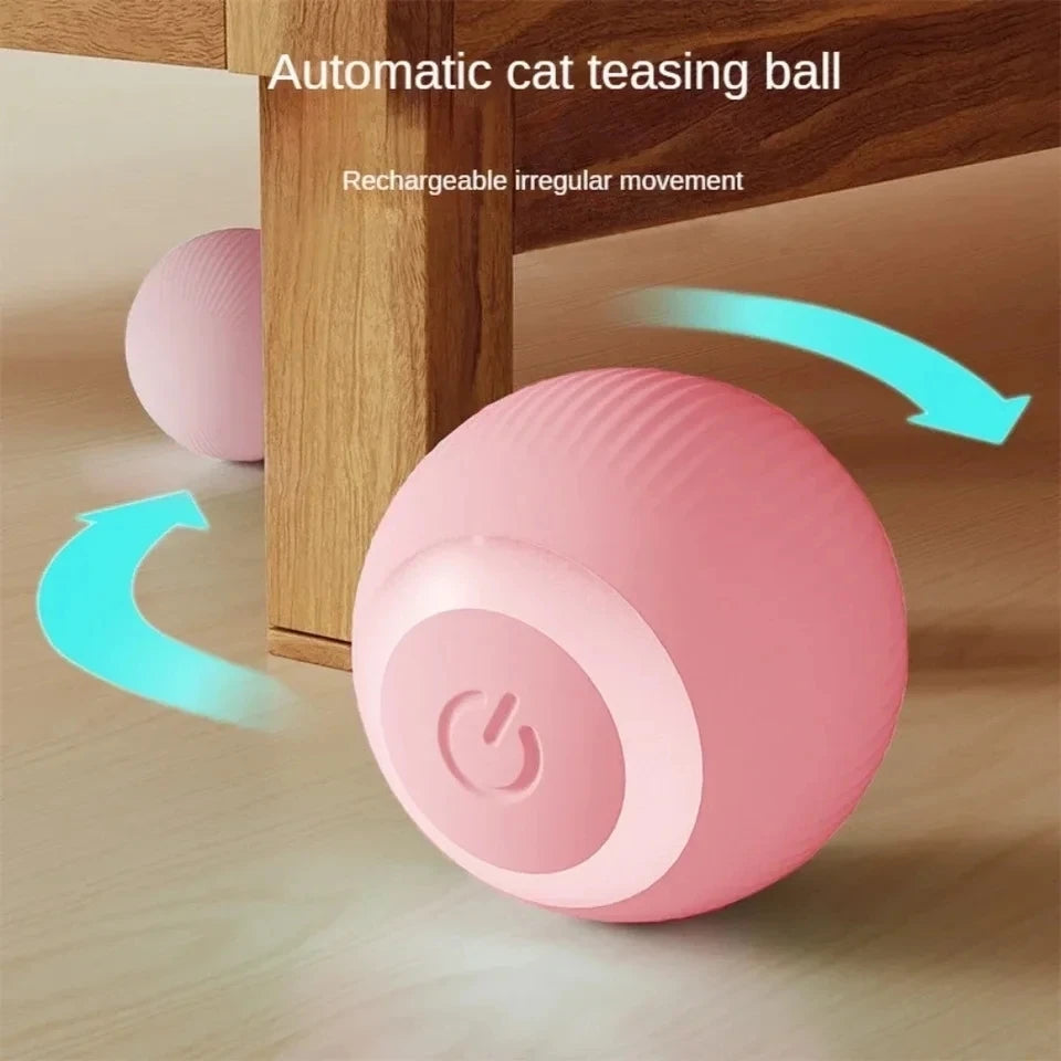 Interactive Cat Smart Ball Toy with USB Charging