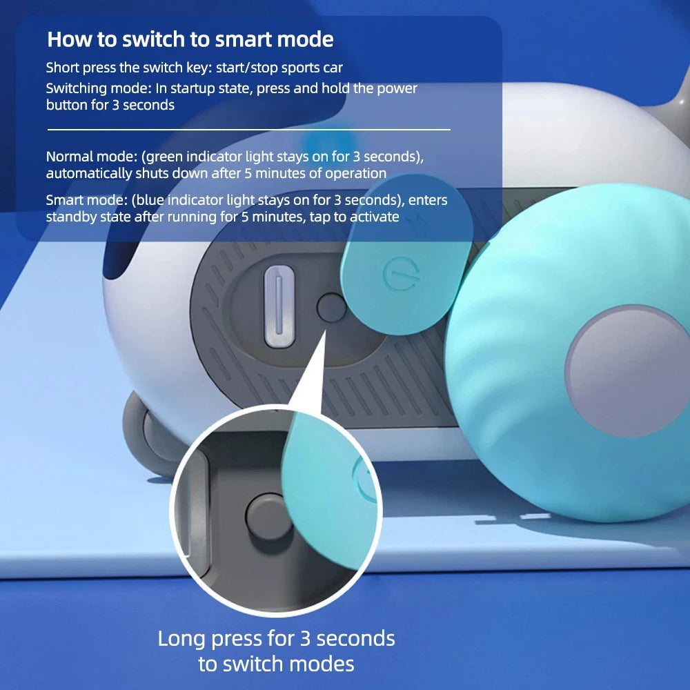 Remote Controlled Toy Car for Cats