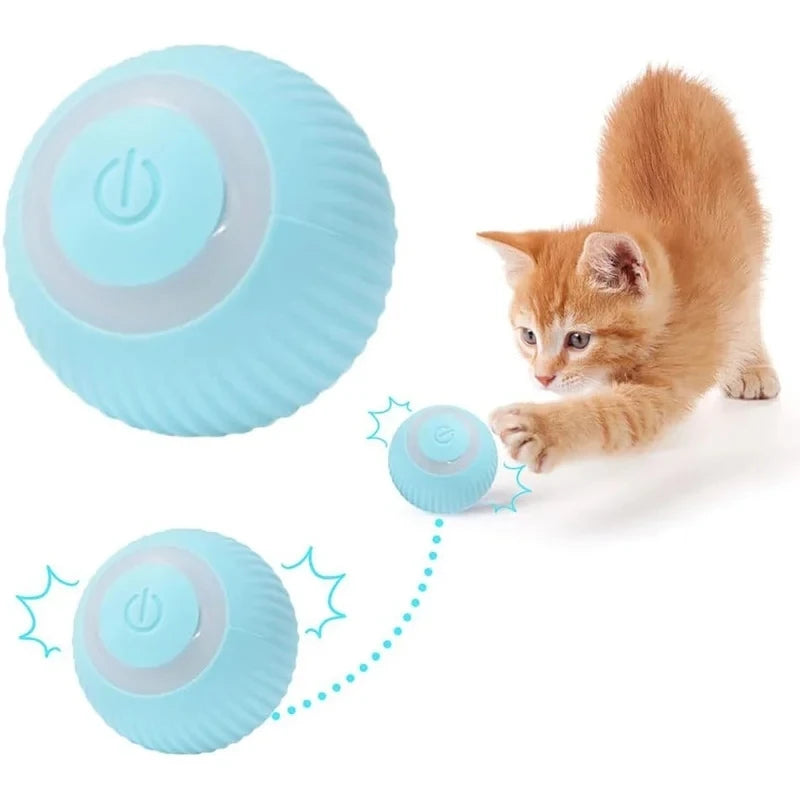 Interactive Cat Smart Ball Toy with USB Charging
